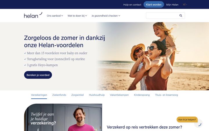 Screenshot of helan.be