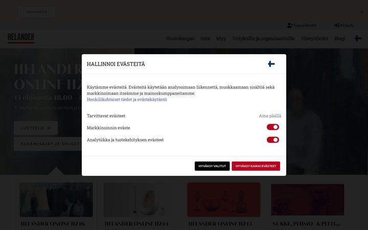 Screenshot of helander.com