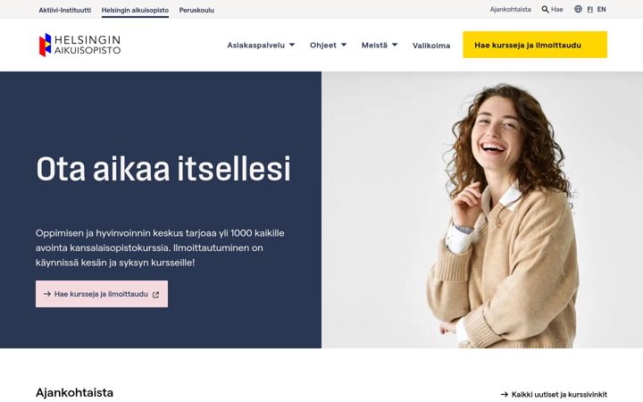 Screenshot of helao.fi
