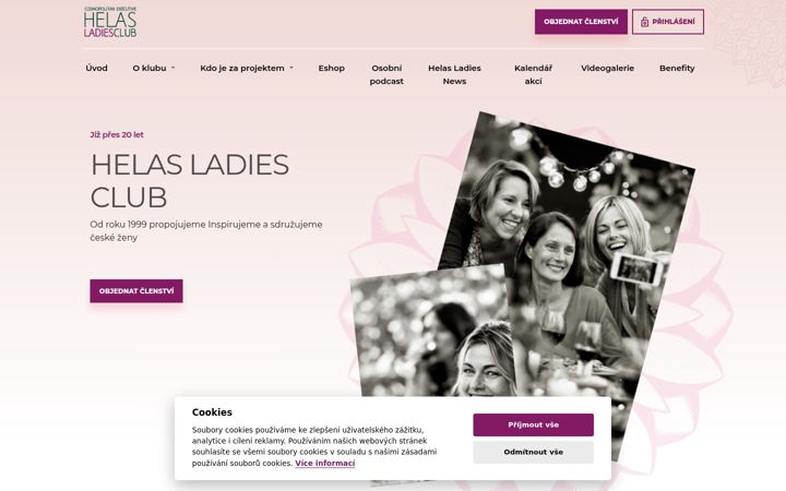 Screenshot of helas-ladies-club.cz