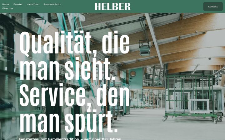Screenshot of helber-fensterbau.de