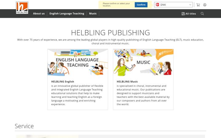 Screenshot von helbling.com