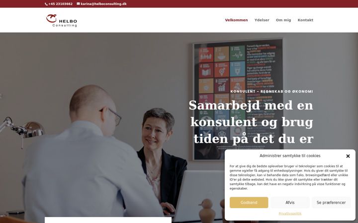 Screenshot of helboconsulting.dk