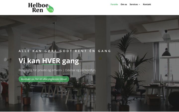 Screenshot of helboe-ren.dk