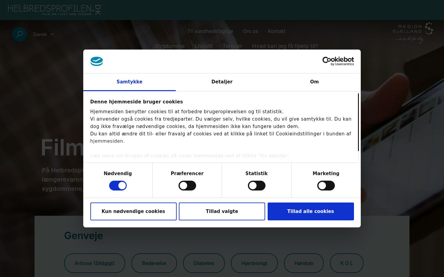 Ekrānuzņēmums ar piekrišanas baneri, kas tika rādīts pirms jebkādas mijiedarbības