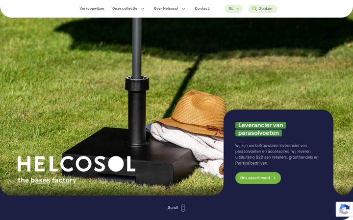 Screenshot of helcosol.be