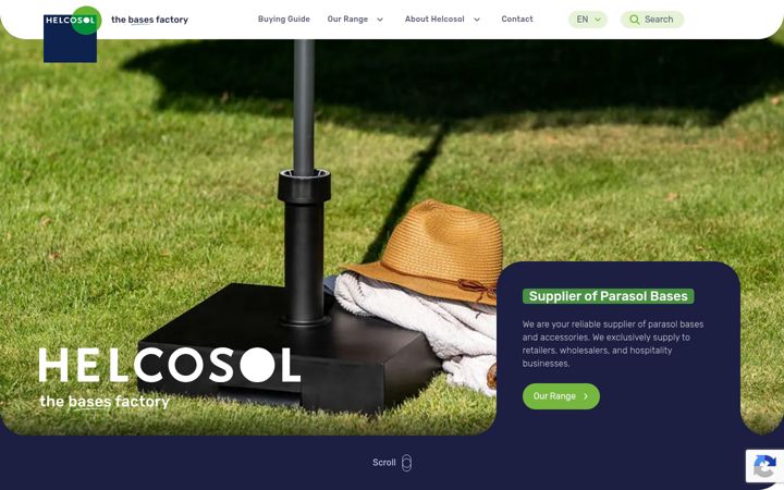 Screenshot of helcosol.com