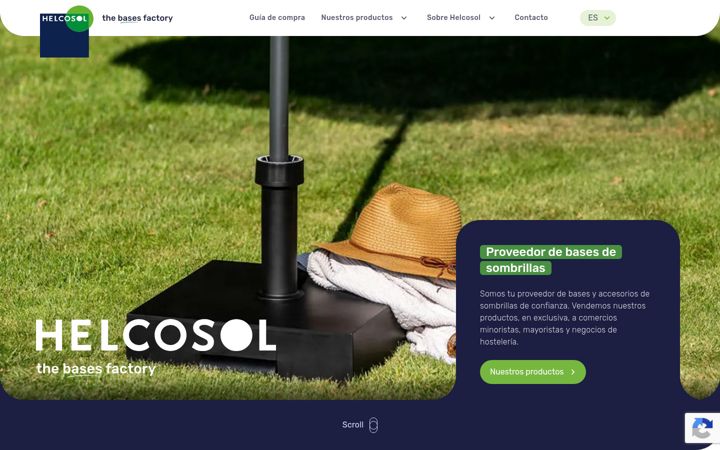 Screenshot of helcosol.es