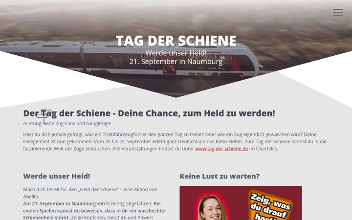 Screenshot of held-der-schiene.de