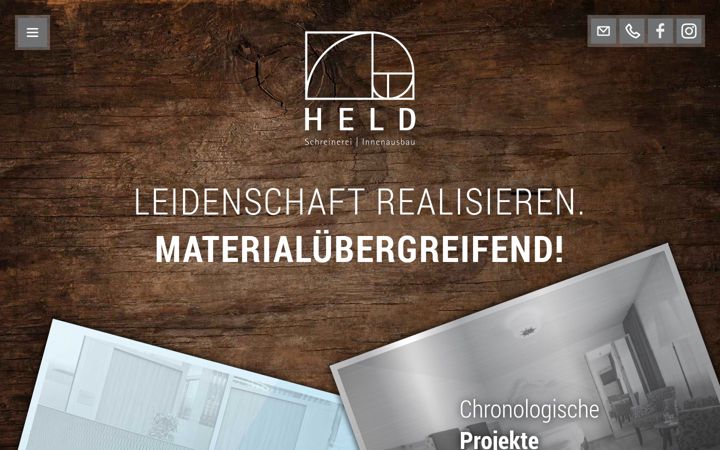Screenshot of held-innenausbau.de