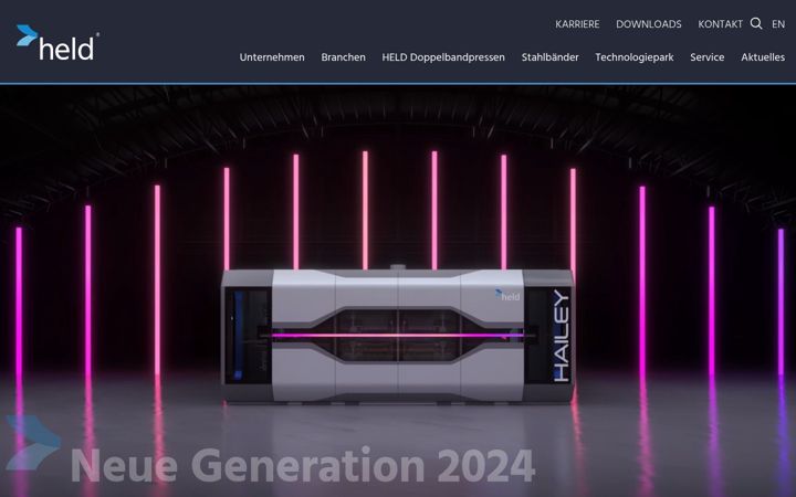 Screenshot of held-tech.de
