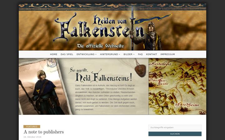 Skærmbillede af helden-von-falkenstein.de