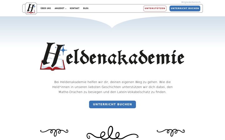 Screenshot of heldenakademie.at