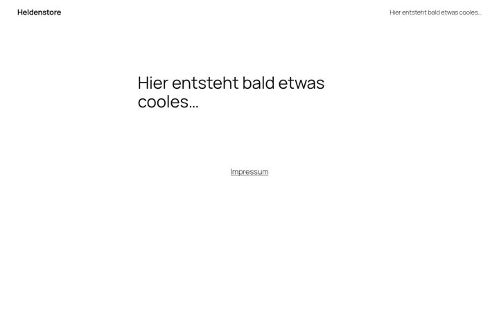 Screenshot of heldenstore.de