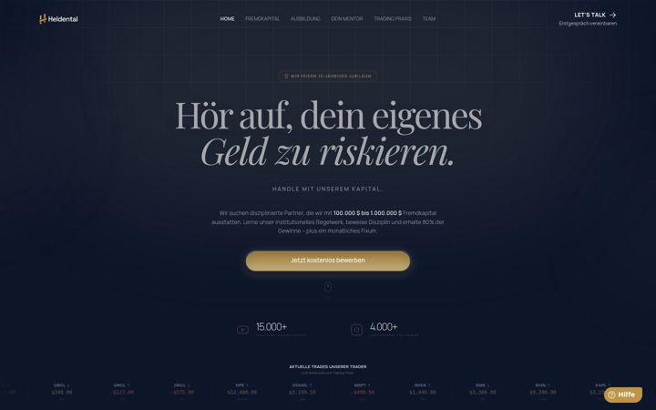 Screenshot of heldental.com