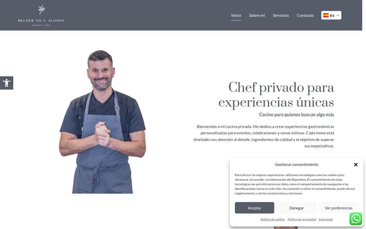 Screenshot of heldergilaalonso.com