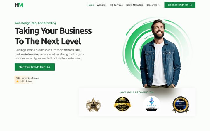 Screenshot of heldermedia.com