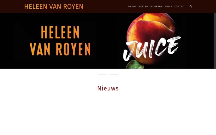 Screenshot of heleenvanroyen.nl