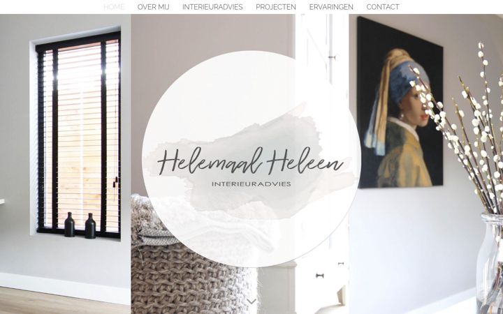 Screenshot of helemaalheleen.nl