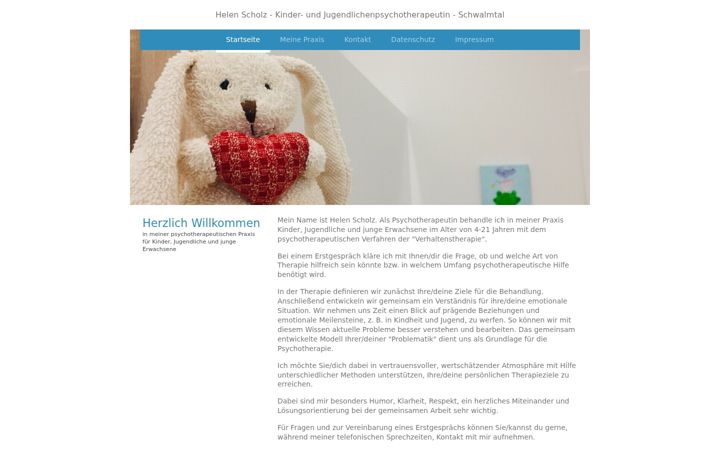 Screenshot of helen-scholz.de