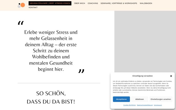 Screenshot of helena-coaching.de