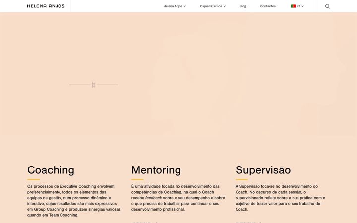 Screenshot of helenaanjos.com