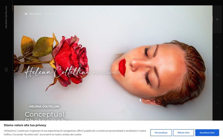 Screenshot of helenacoltellini.it