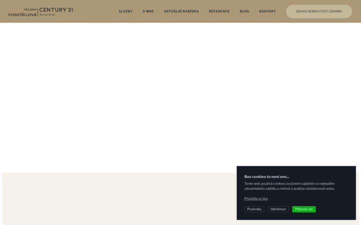 Screenshot of helenapospisilova.cz