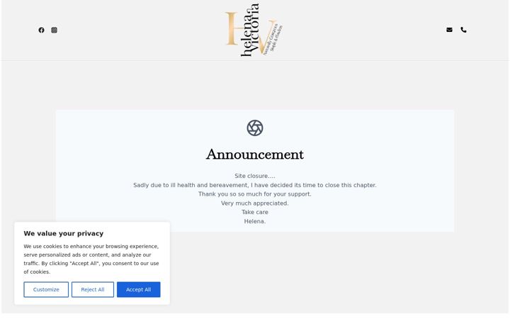 Screenshot of helenavictoria.co.uk