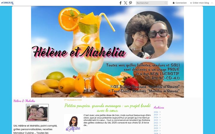 Screenshot of helene-et-mahelia.com