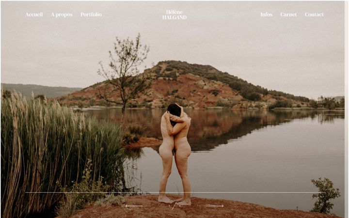 Screenshot of helene-halgand.com