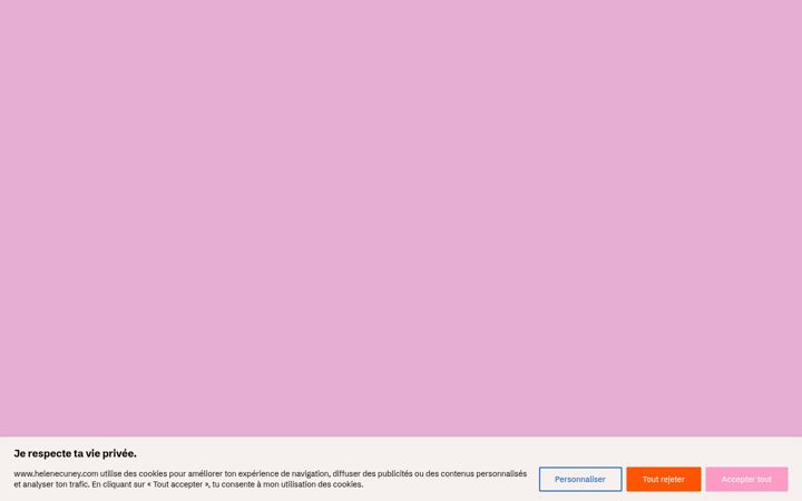 Screenshot of helenecuney.com