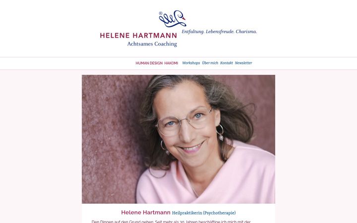 Zrzut ekranu helenehartmann.de