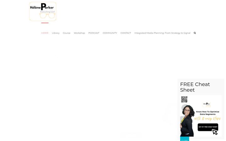 Screenshot of heleneparker.com
