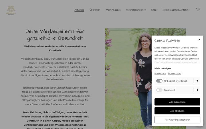 Screenshot of heleneplakolm.at
