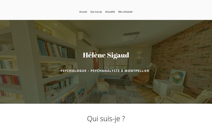 Screenshot of helenesigaud.com