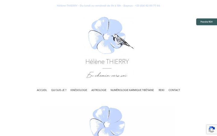 Screenshot of helenethierry.fr