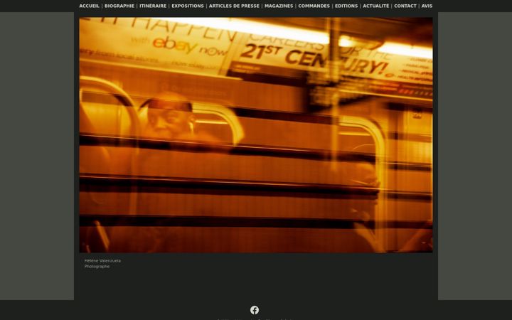 Screenshot of helenevalenzuela.com