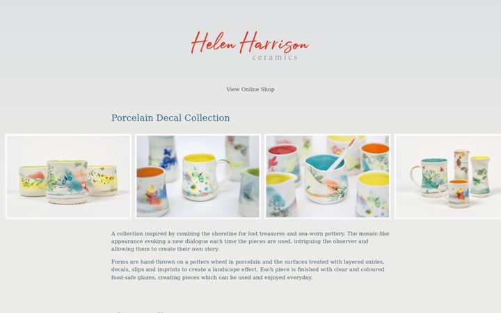 Screenshot of helenharrison.uk