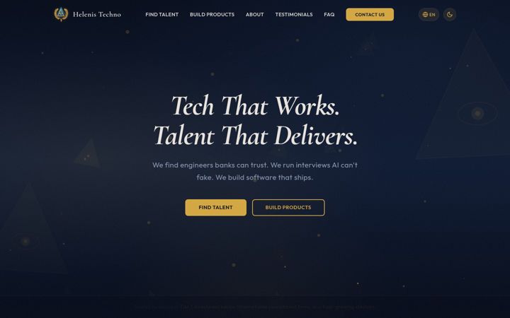 Screenshot of helenis-techno.com