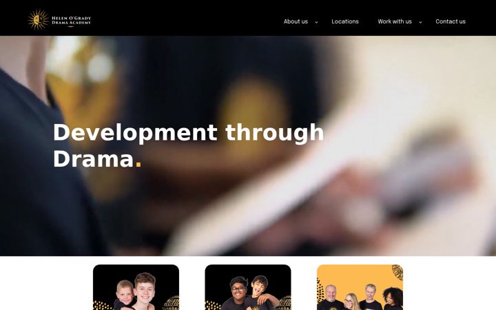 Screenshot of helenogradyacademy.com