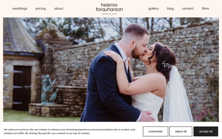 Screenshot of helenorfarquharson.co.uk