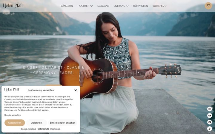 Screenshot of helenpfaff.ch