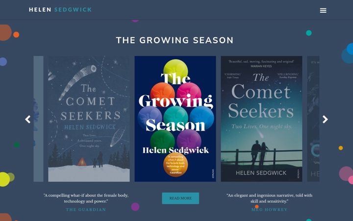 Screenshot of helensedgwick.com