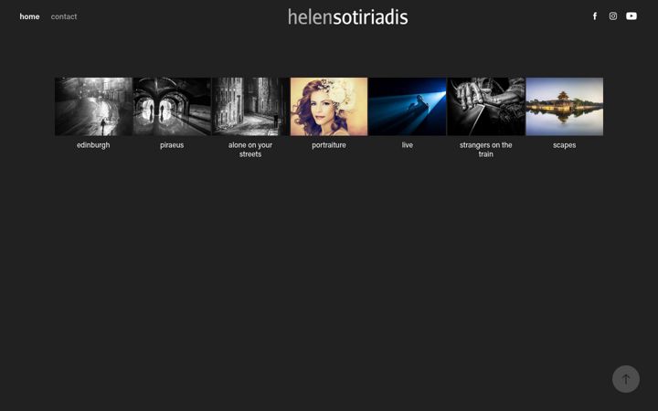 Screenshot of helensotiriadis.com