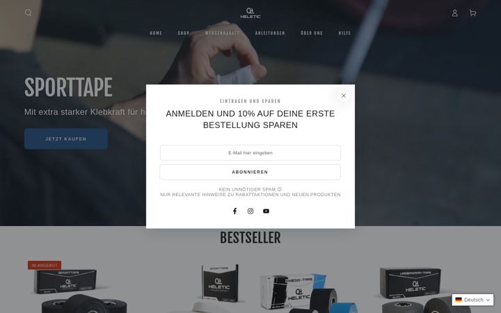 Screenshot of heletic.it