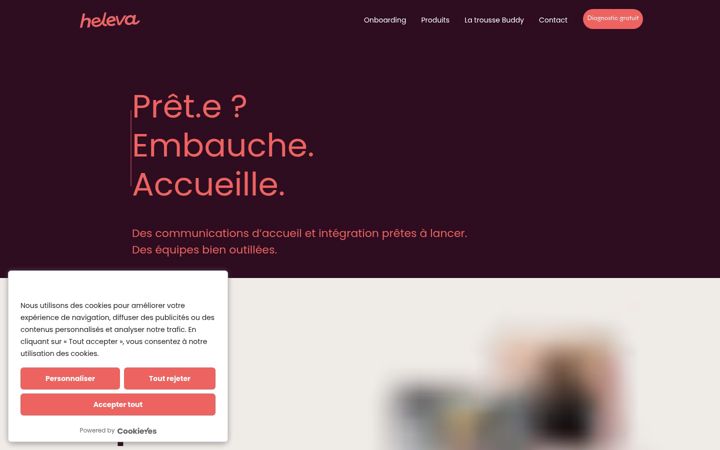 Screenshot of heleva.ca