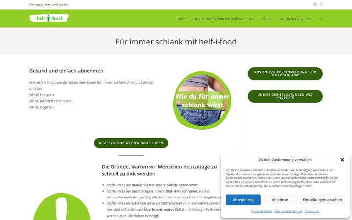 Screenshot of helf-i-food.at