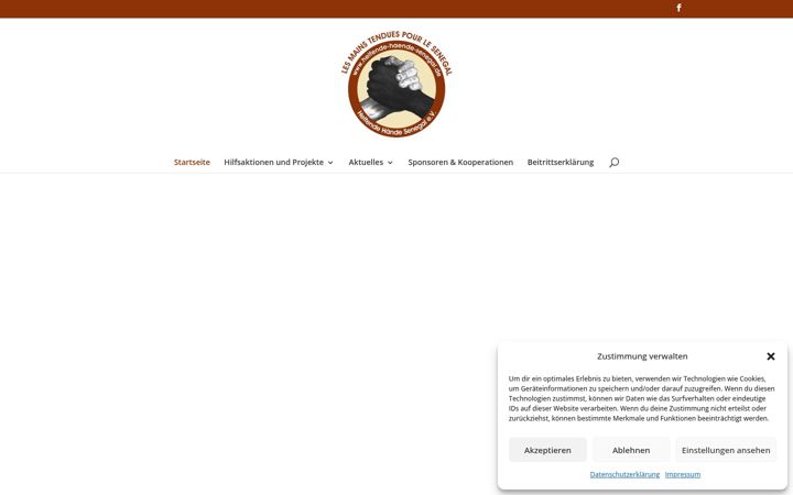 Screenshot ta' helfende-haende-senegal.de