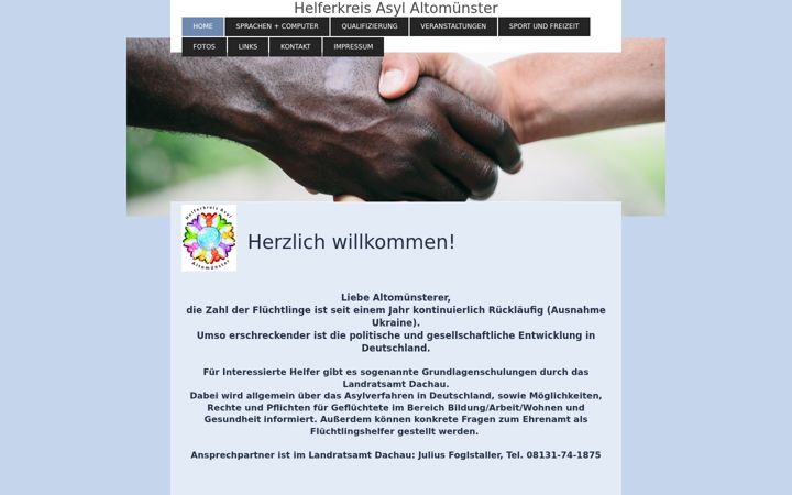 Screenshot of helferkreis-altomuenster.de